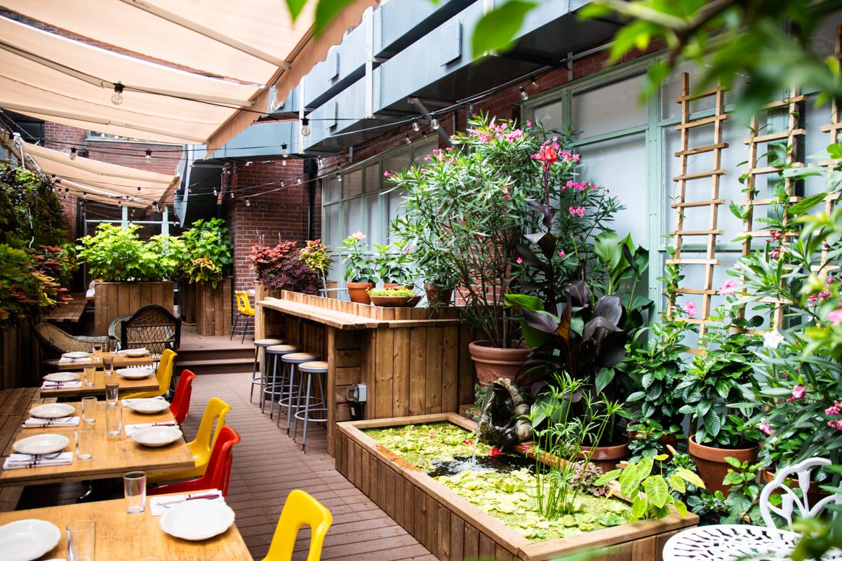 Papito – outdoor terrace in Downtown, Montréal
