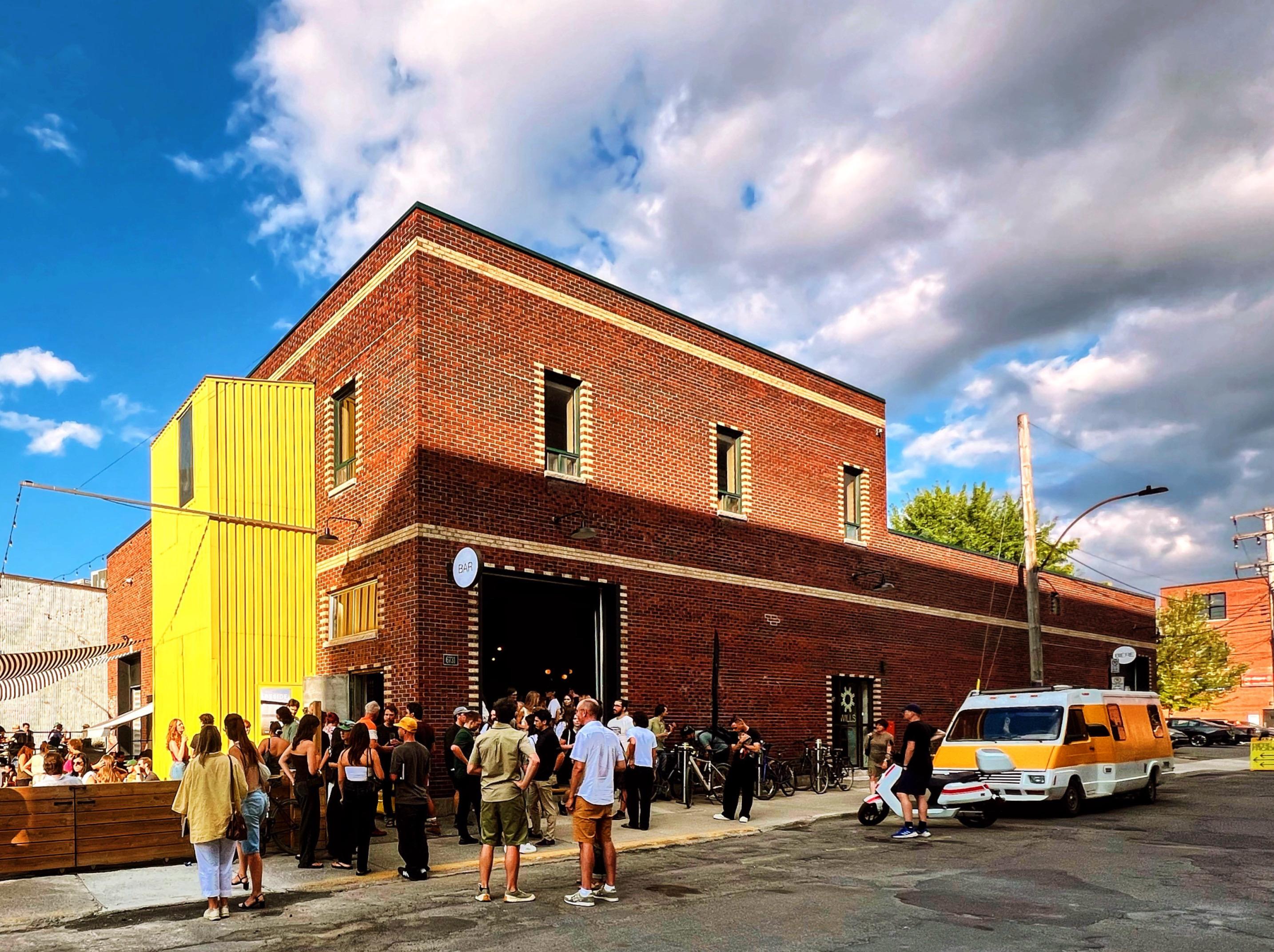WILLS – outdoor terrace in Mile-Ex, Montréal