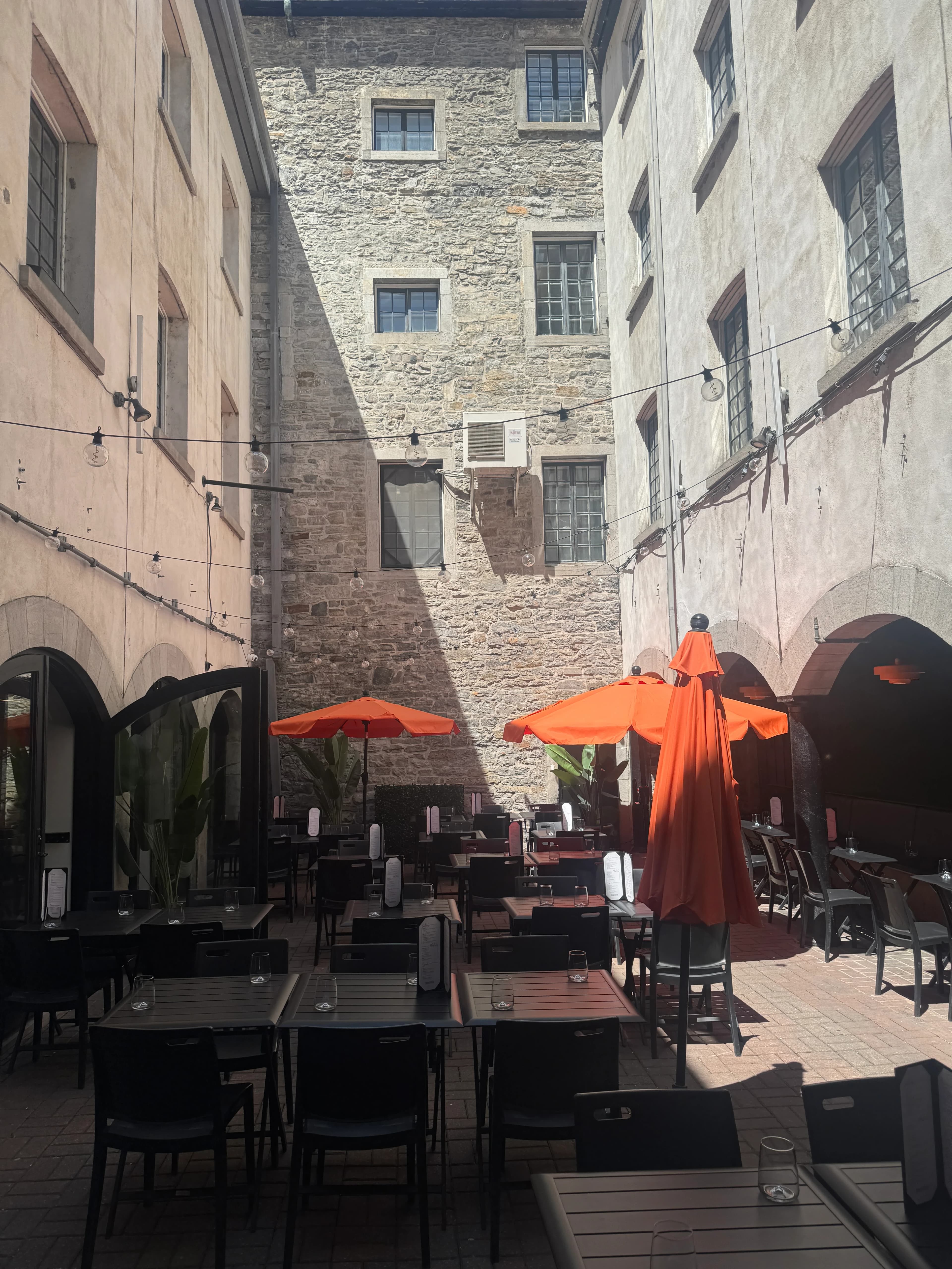 Benedetta Jardin – outdoor terrace in Old Montreal, Montréal