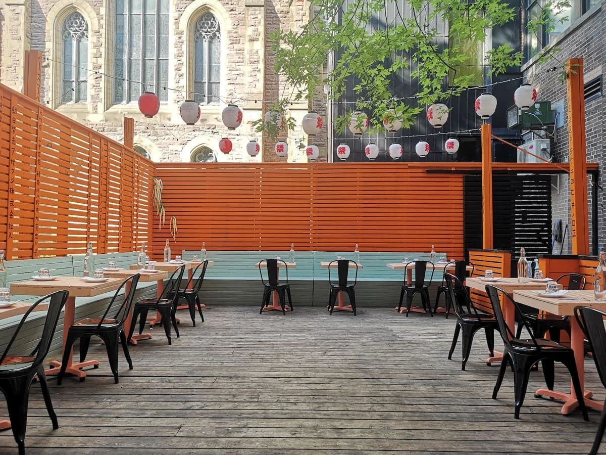 Biiru – terrasse extérieure à Centre-ville, Montréal